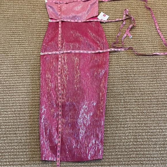 MinkPink Vida Lurex Midi Dress Small NWT - Picture 10 of 15